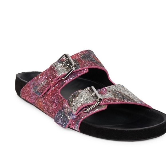 Isabel Marrant Lenyo  glitter slides . new without tags - Picture 2 of 6
